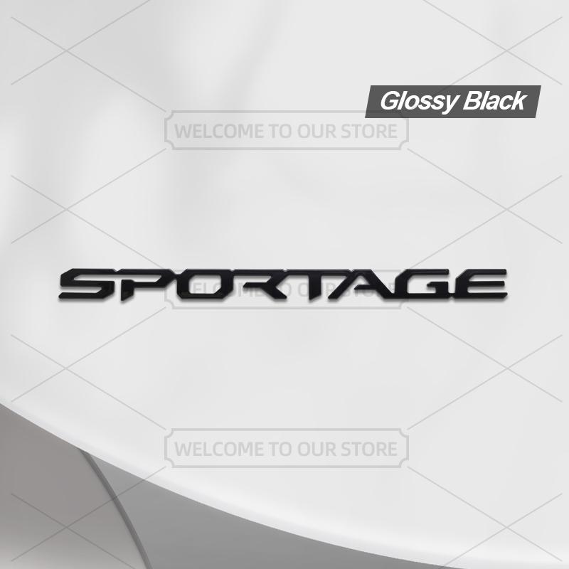 AANC1 Car 3D Metal For KIA Sportage Carnival Seltos GDI GT Line Body Emblem Badge Decals Auto Tail Sticker Decorative Accessories