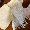 Used ASAFUKU Hemp Light & Fluffy Stole UV Cut Cotton Hemp Natural