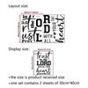 Proverbs 3:5 Removable Wall Sticker - Modern Self-Adhesive Living Room Decor