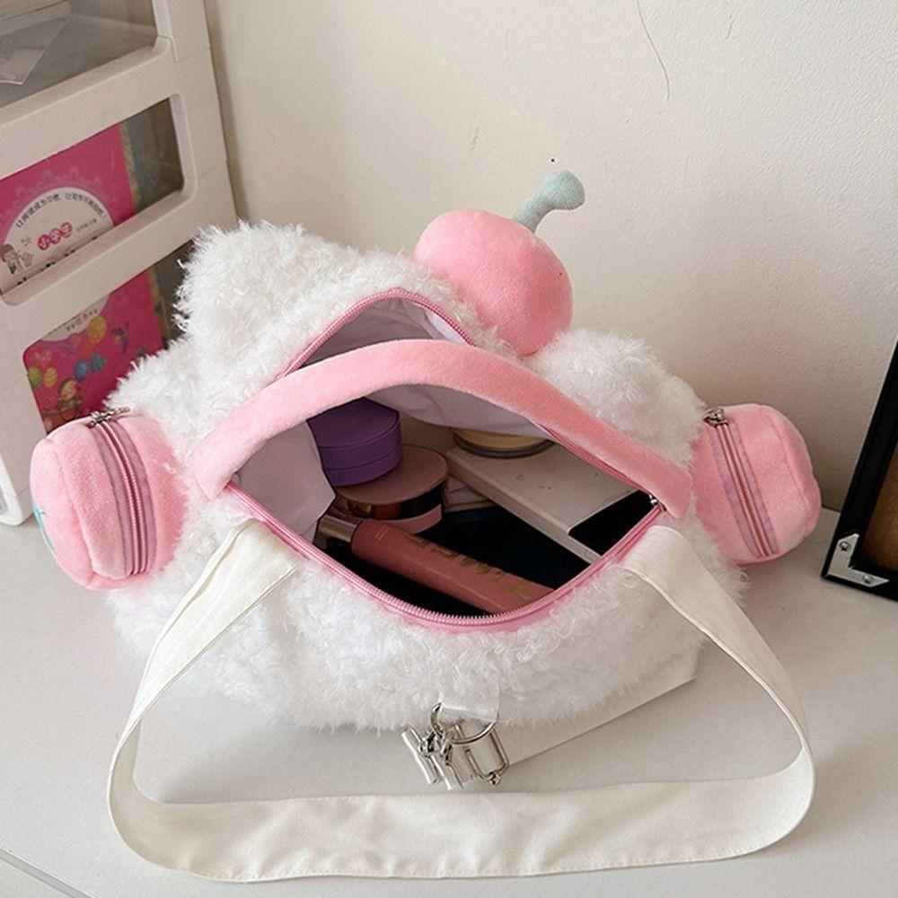 Storage Bag Plush Anime Shoulder Bag Stuffed Animals Plush Doll Crossbody Bag  Christmas Gifts