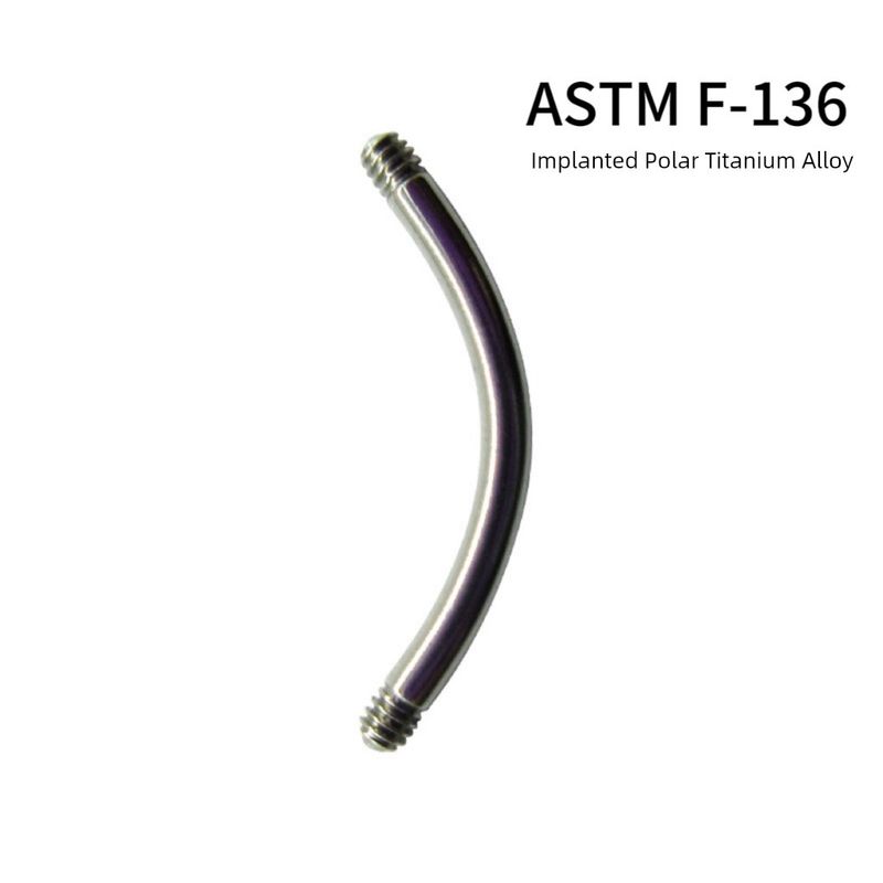 

Медицинская гипоаллергенная титановая сталь 1.2 толщиной, розовые милые серьги-пуссеты для пирсинга уха Рук, изогнутое гвоздик, кольцо для брови, пирсинг-украшение Change the titanium alloy rod and shoot this