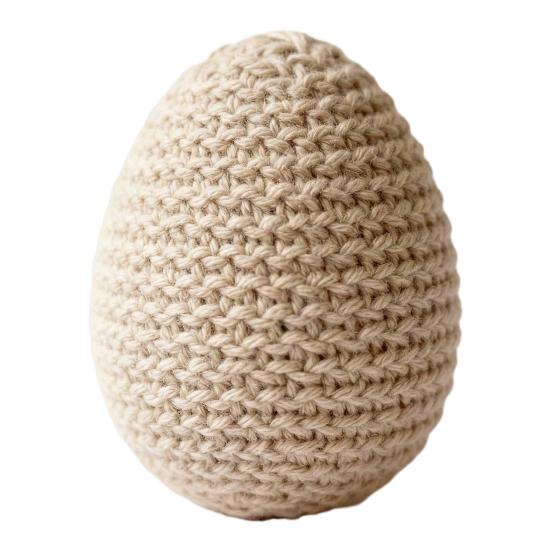 Dekorative påskeegg Håndvevde Pastell Strikkede Påskeegg 2,36 Tommer Gjenbrukbare Vårdekorasjoner for DIY Kurver Pynt Borddekorasjon