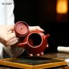 180ml Chinese Yixing Purple Clay Teapot Raw Ore Dahongpao Mud Stone Scoop Tea Pot Beauty Tea Infuser Kettle Zisha Tea Set