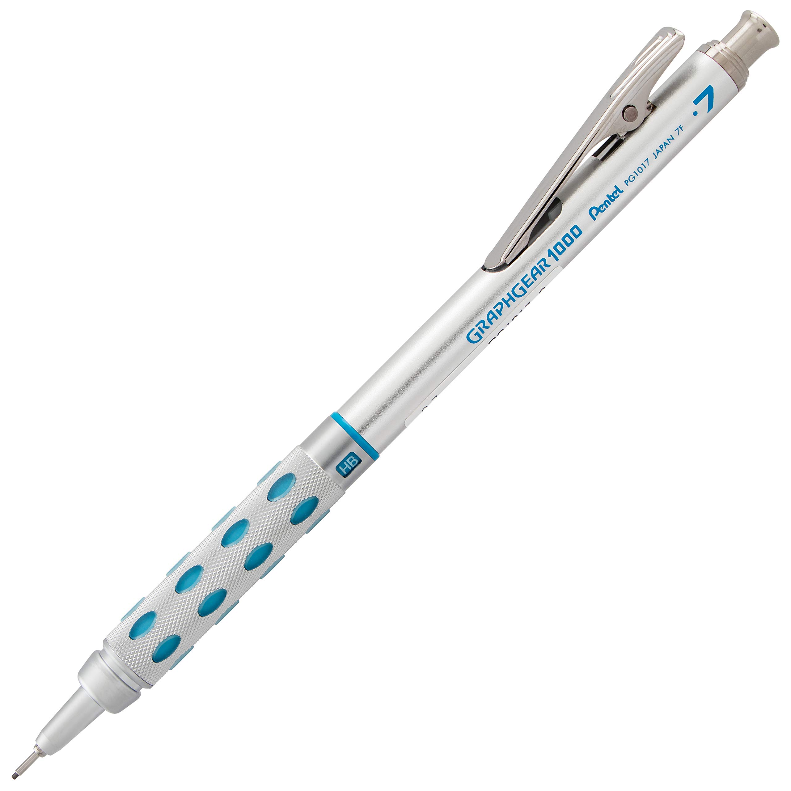 Pentel Graphgear 1000 Mechanical Pencil PG1017 Silver 0.7mm