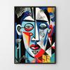Plakat portret kubizm twarz picasso