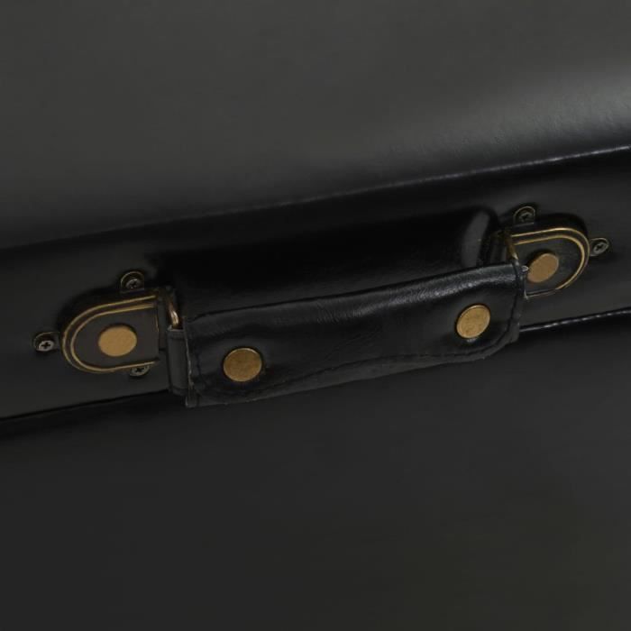 VidaXL Table basse MDF et acier 102 x 51 x 48 cm