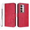 For Xiaomi Redmi 15 4G (EU) (171mm) Case Panda Imprint RFID Blocking Wallet Leather Phone Cover with Wrist Strap