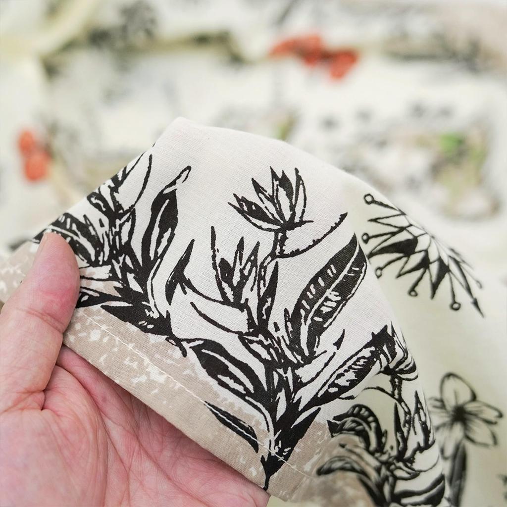 Tomo Corporation Noren Hawaii Room Curtain, Map, Brown, Long, Divider, 100% Cotton, 85x150cm, 15625-870-349