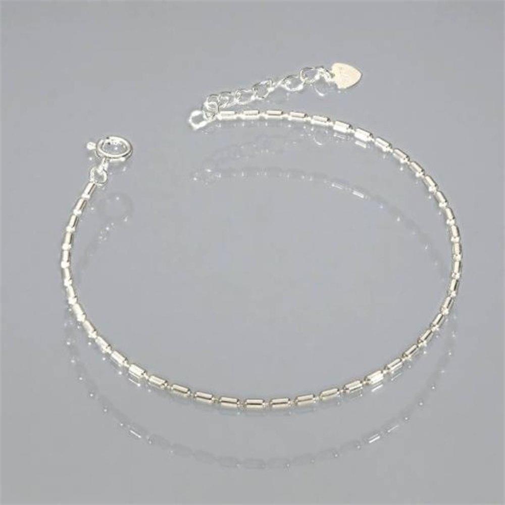 

Women s Work Look Feminine Shape Silver Chain Bracelet (9655983)