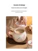 Japanese Ceramic Seasoning Jar with Lid and Spoon - Cute, High-Temperature Resistant Storage for Your Kitchen