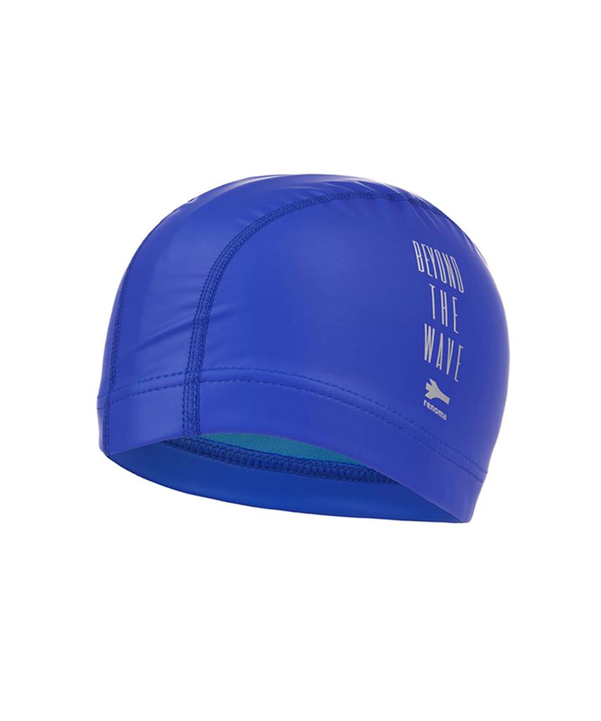 Lenomasuyeongbog Supplies Adult Solid Pu Swim Cap Blue Ro-Rc2C004-Bu