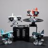 Airplane Flip Clock Adjustable Battery Powered Silent Retro Digital Desk Clock