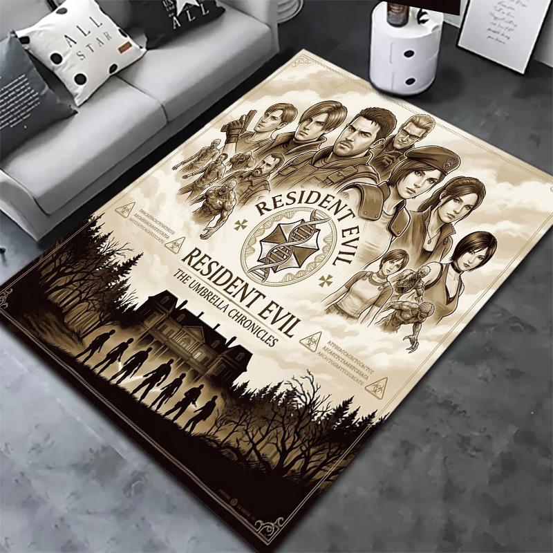 Resident Evil Carpet Rug For Living Room Bedroom Home Sofa Decoration Kids Play Nonslip Floor Mat