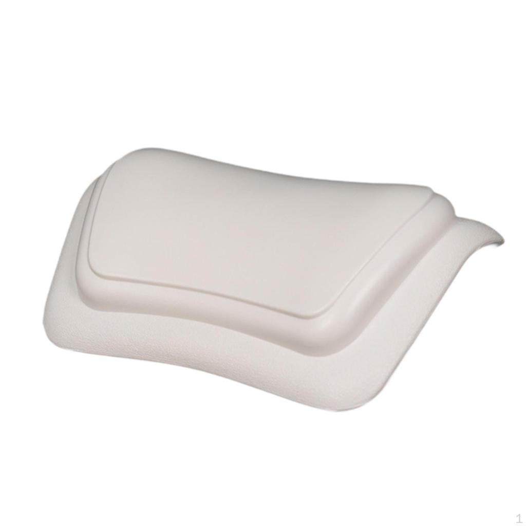 Bath Pillow Bathtub Headrest Neck Support Cushion Ergonomic PU Suitable for Spa