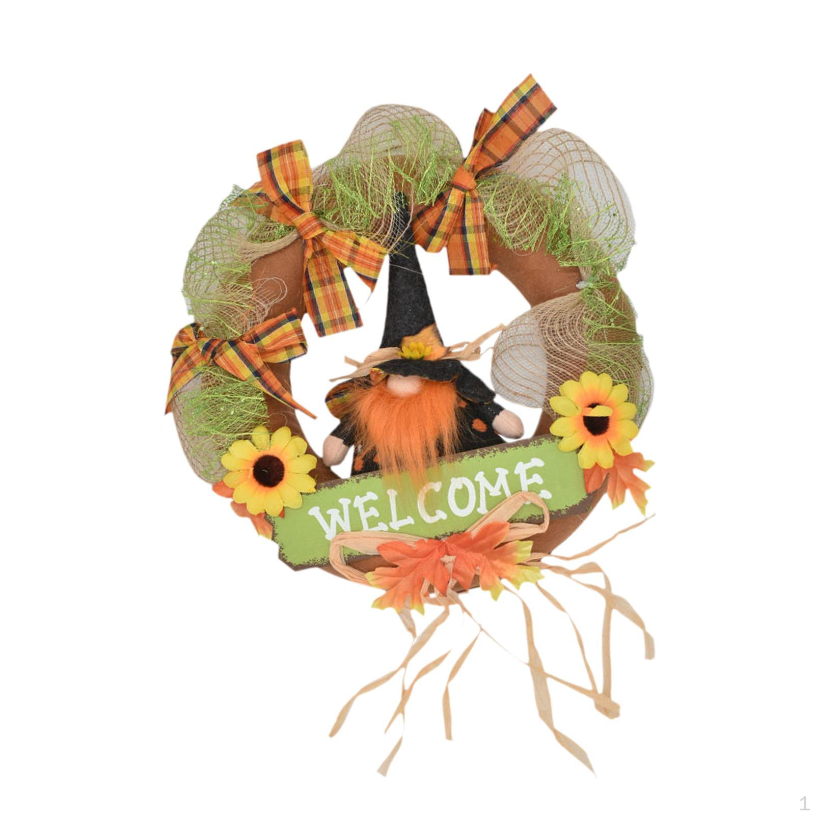 

Гирлянда венок на дверь на Хэллоуин для дома, двора, дома, улицы