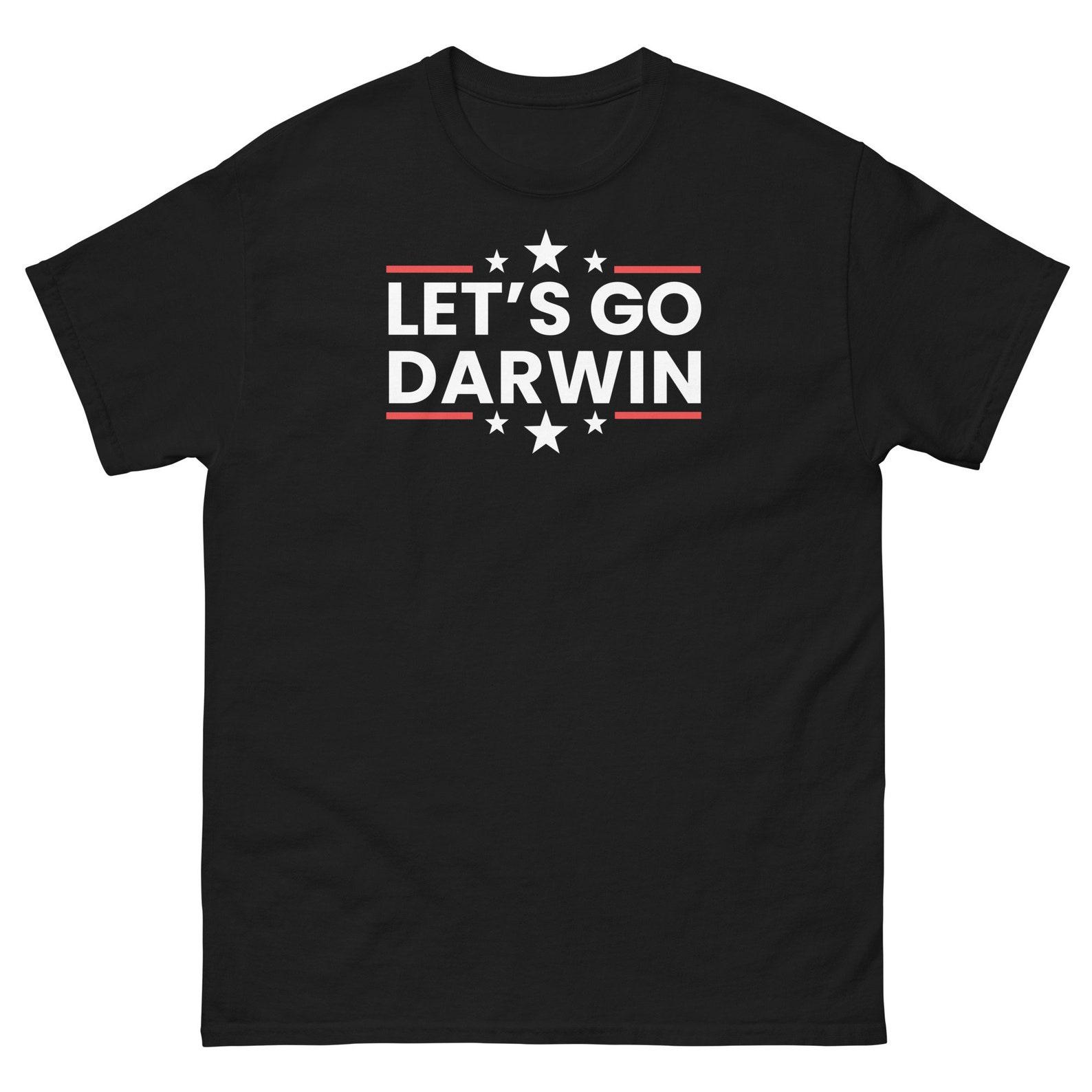 Let s Go Darwin - Space Monkey Crew Unisex T-Shirt S