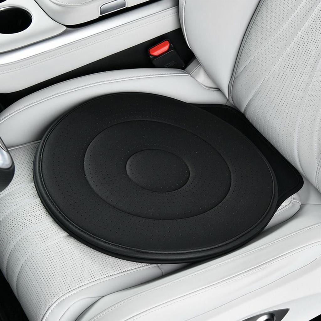 Universal Swivel Car Seat 360 Degree Rotating Driving Seat Cushion Anti-Slip Moisture-Wicking Pad Chair For Elderly