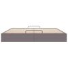 Ottoman Bed without Mattress Grey 200x200 cm Faux Leather