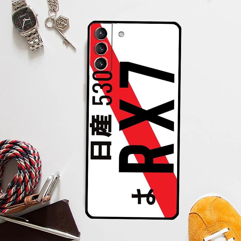 RX7 JDM Legends Cars Case For Samsung Galaxy S24 Ultra S23 S22 S21 S20 Plus Note 10 Note 20 S9 S10 S21 FE Cover Galaxy S24