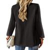 Women's Fashionable Solid Color Suit Jacket With A Single Button Pocket And A Casual Commuting Jacket Jacket