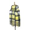 New Atmosphere Scarf Versatile Warm Autumn and Winter Scarf Women's Thickened Shawl Maillard Color