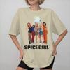 Unisex Women Graphic Print Spice Girls Pop Group Tour T Shirt Tee Pure Cotton Tshirts Clothing