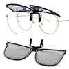 Polarized Clip-on Flip Up Sunglasses Uv400 Lenses Reversible Polarised Clip