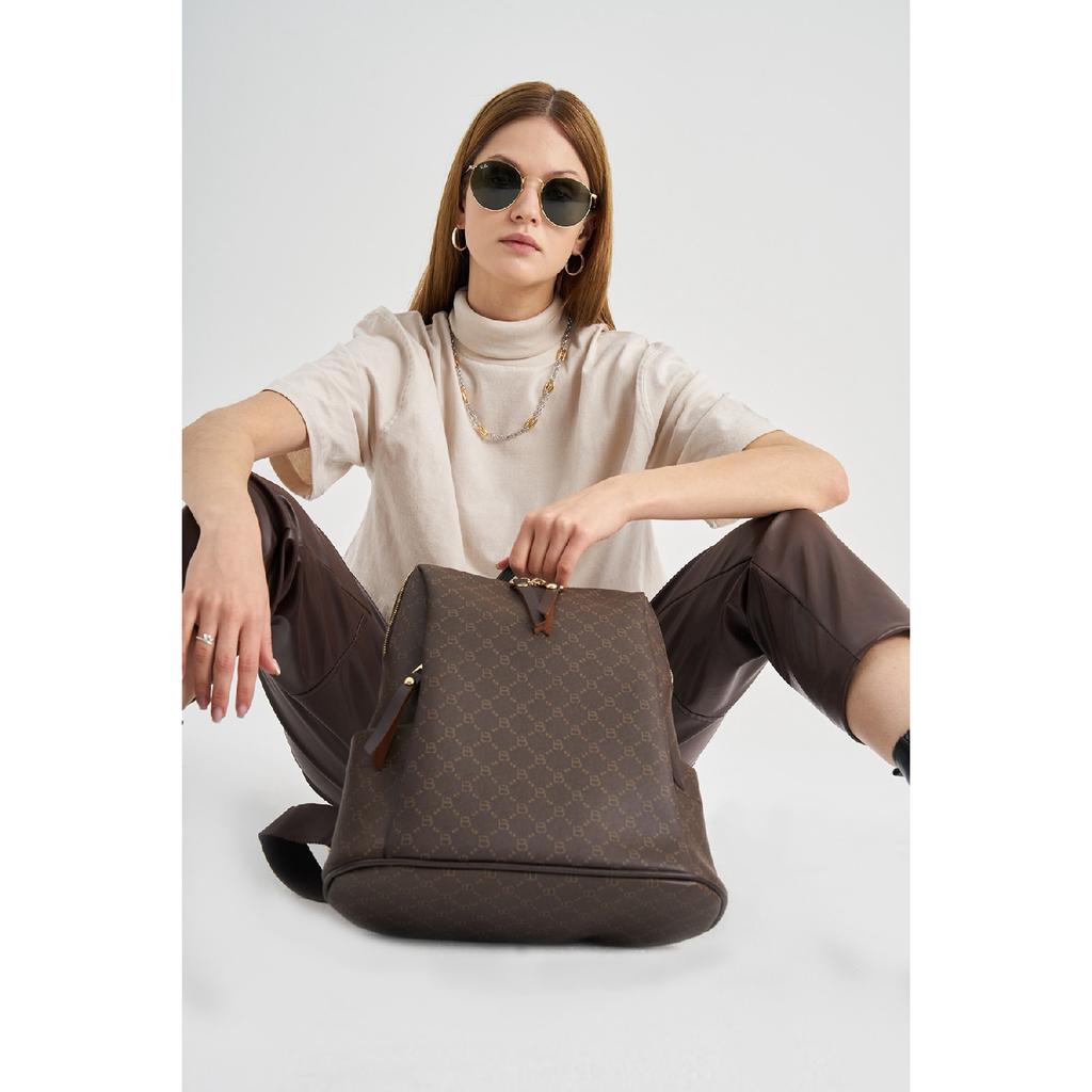 Patterned Women's Large Size Backpack