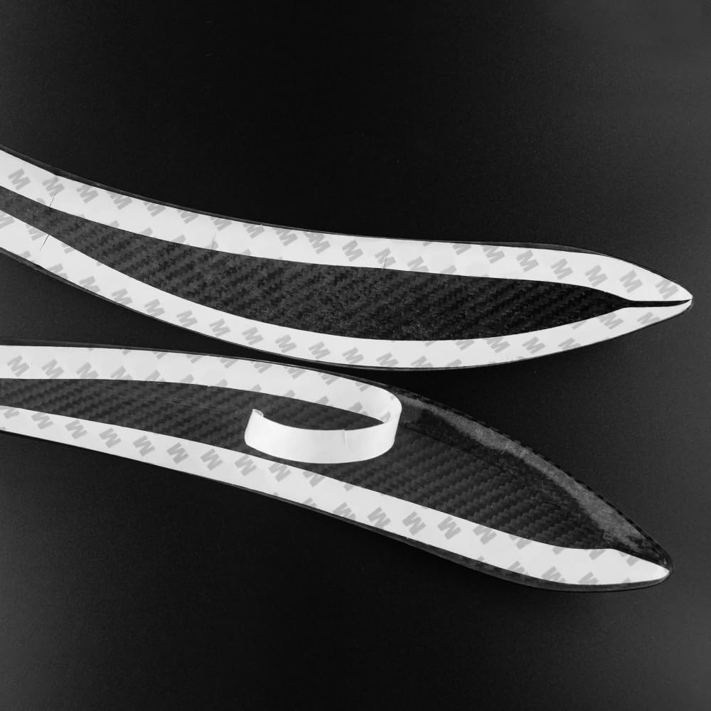 AIRSPEED Hard Carbon Fiber Door Handle Covers for BMW and These Stylish Interior Door Handle Covers and Protectors Are Perfect for Customizing Your