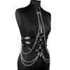 Goth Punk Body Sexy Chain Harness Woman Fashion Belts for Women Festival Clothing Goth Accessories