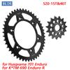 520 15T 46T Roda Dentada Dianteira Traseira Engrenagem Comando para Husqvarna 701 Enduro para K*TM 690 Enduro R