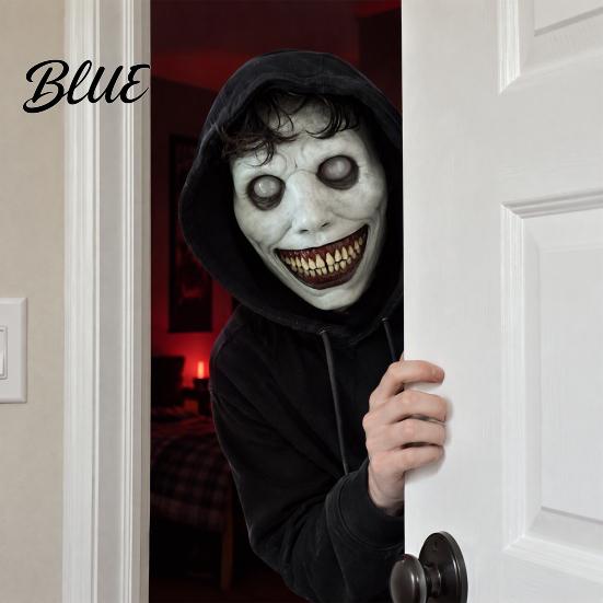 Dehnbares Kopfbedeckung Realistische Scherzmaske Gesichts-Balaklava-Maske für Halloween-Kostüm Gruselig Vollkostüm Netz Erwachsene Dehnbar Fotodruck Party