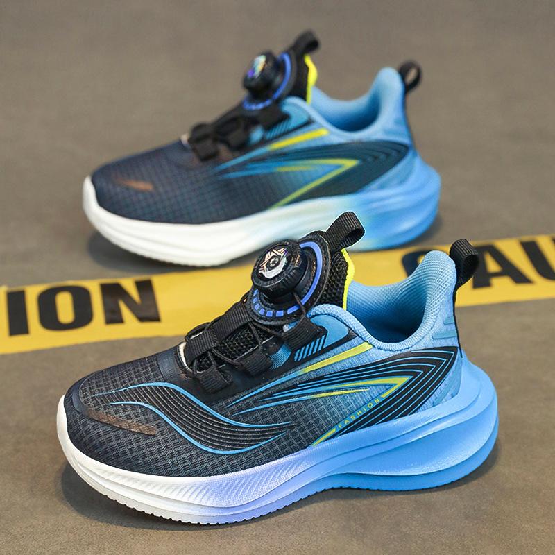 Girls shoes Red Rabbit 7 running shoes 2025 new summer children's soft-soled rotating buckle sneakers girls light