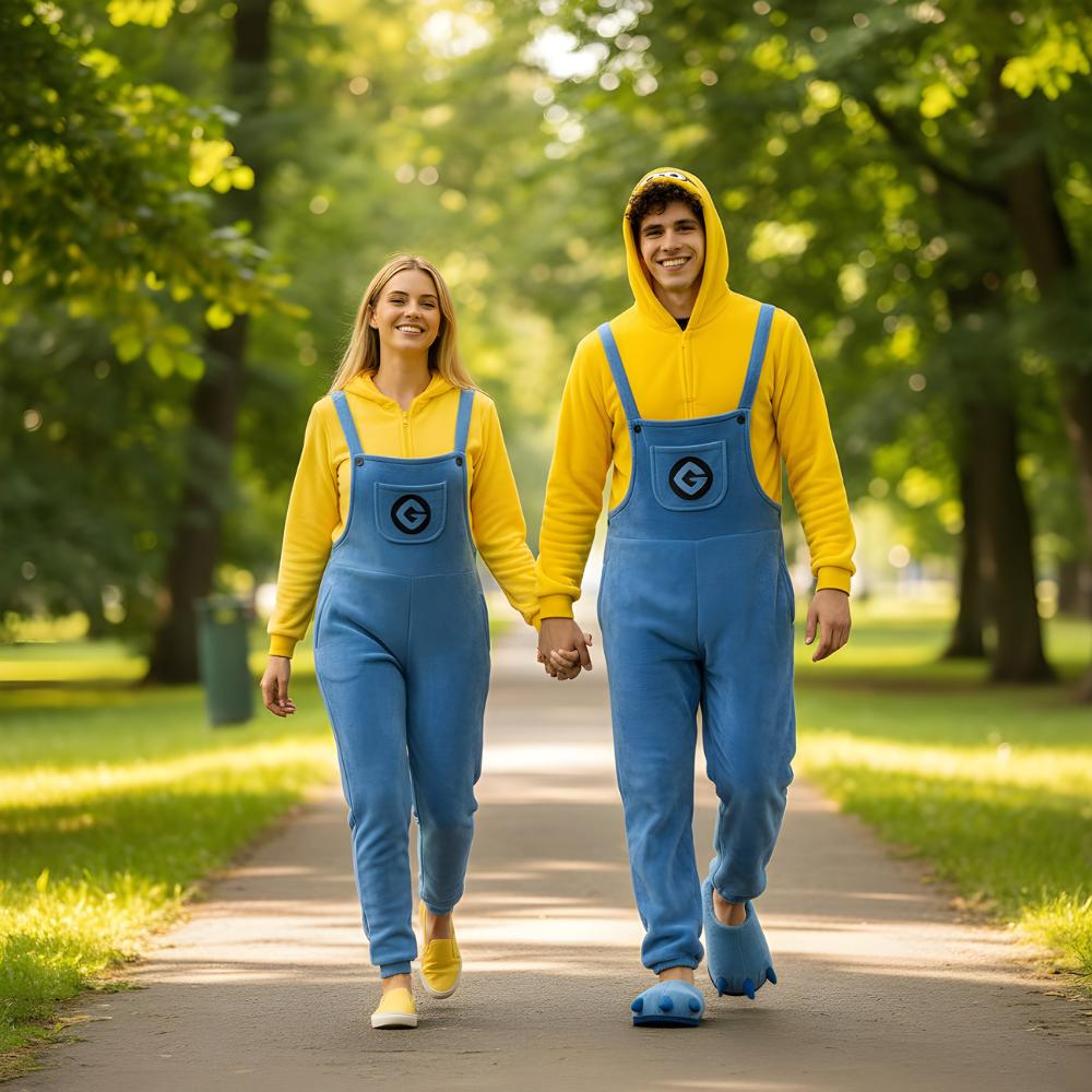 Piżama Onesie Kigurumi Kostium Przebranie Minion Xl: 175-185Cm