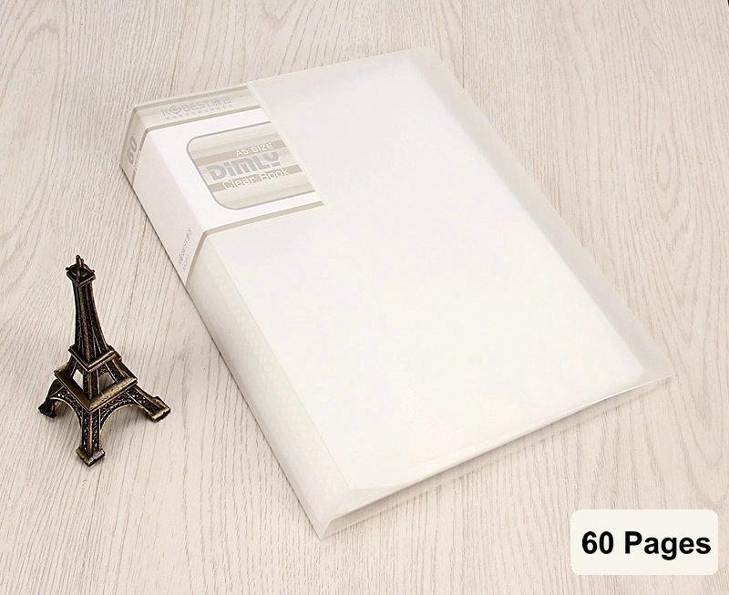 Transparent PVC Bag A5 Display Book Multi Pocket File Folder For A5 Document Organizer Paper Storage Clear File A5 Folder