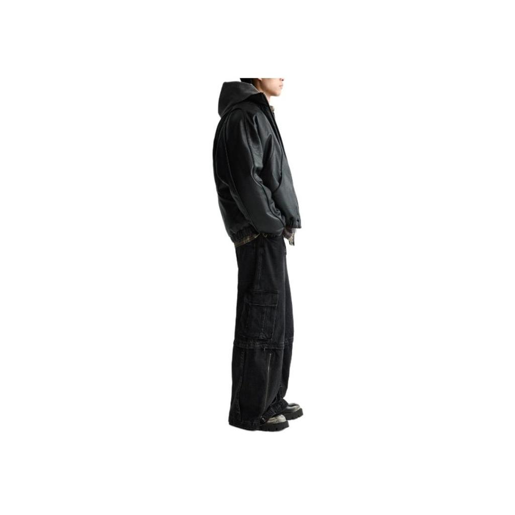 Zara Ss24 Year Of The Dragon Limited Edition Solid Color Stand Collar Zip Long Sleeve Jacket Men Jacket Black 8281550-800