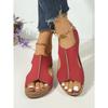 Women's Summer New Large-size Sandals Car Stitched Breathable Sandals