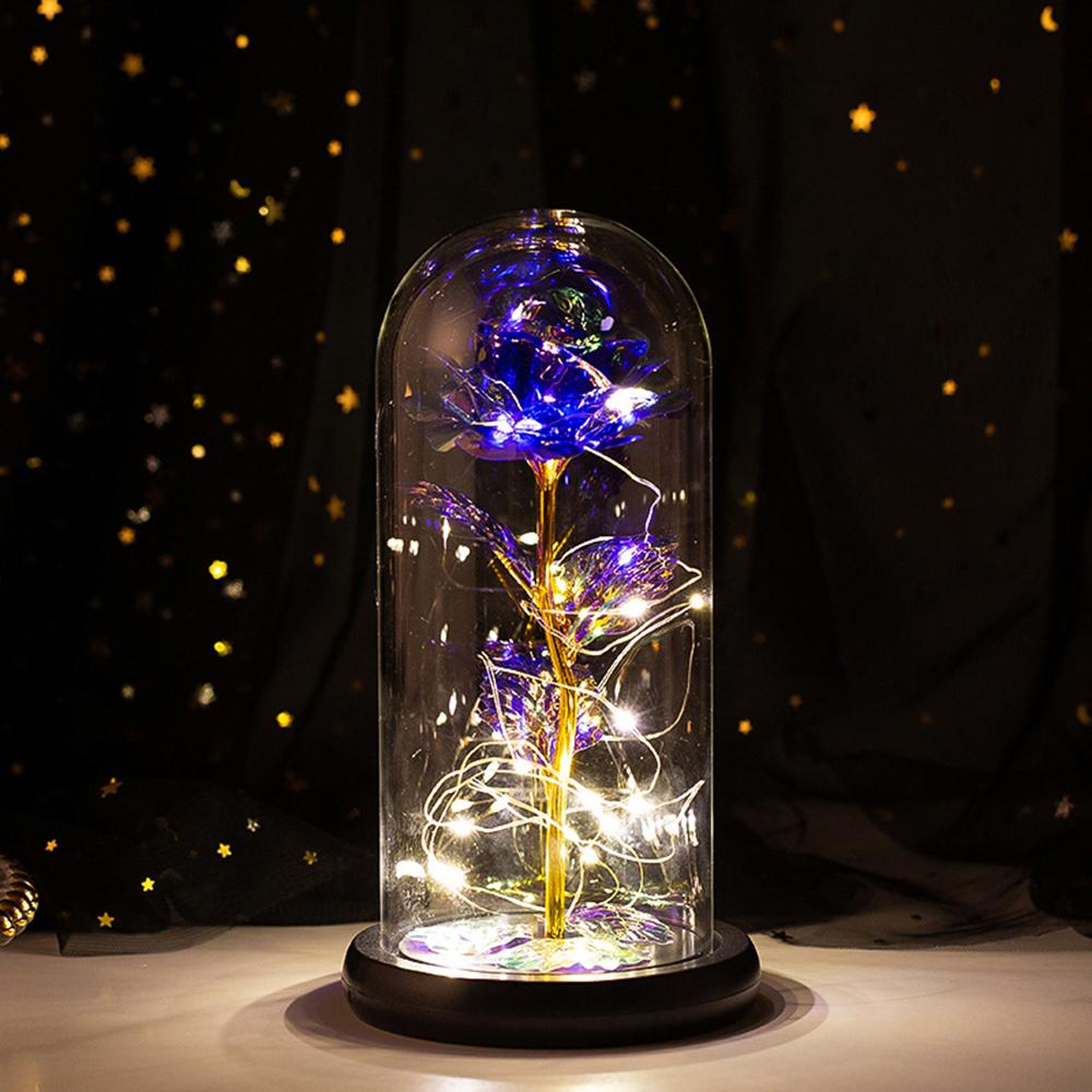Buy Beauty And The Beast Rose Light Led Light In Glass Dome Home Night Light Valentine S Day Gift At Affordable Prices Free Shipping Real Reviews With Photos Joom