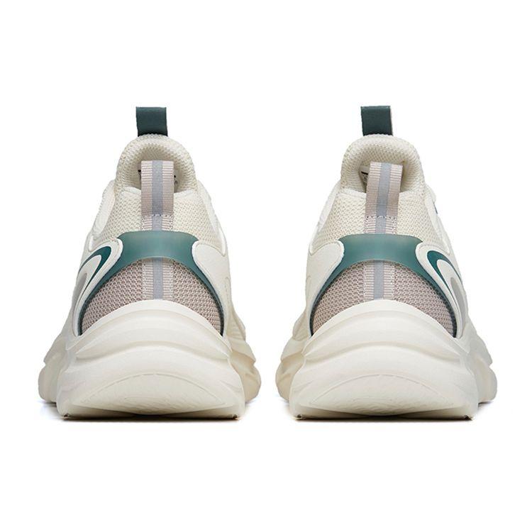 Anta Fashionable Simple Shock Absorption Non-Slip Wear-Resistant Low-Top Sports Casual Shoes Men Sneaker Gray Green 912245522-1