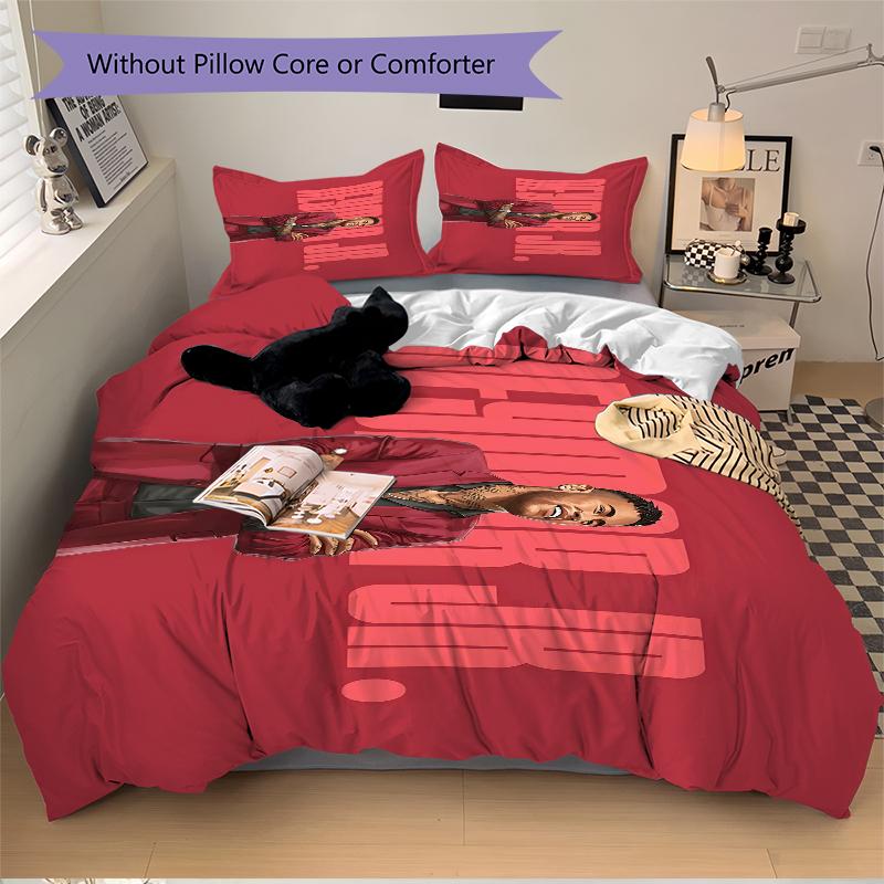 3Pcs Neymar Jr Football Legend Bedding Sets For All Sizes New 3D Printed Bed Cover Comforter Duvet Cover Pillowcase Bedroom Decoration
