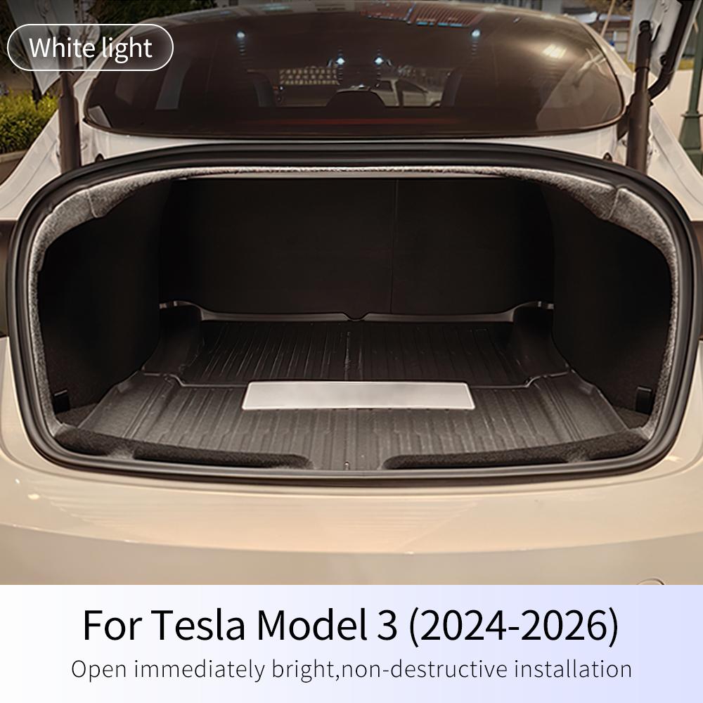 Dynamic Flowing Rear Trunk Light for Tesla Model Y Juniper 2025- Model 3 2018- Highland 2024-UP LED Strip Accessories