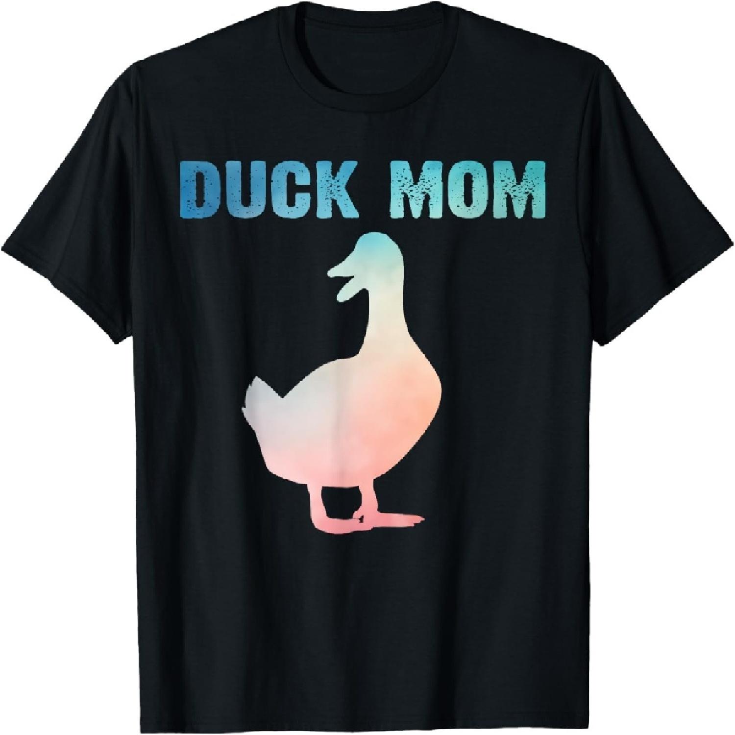 Cool Duck Mom For Women Mother Mama Farm Animal Lover Ducks T-Shirt S