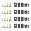 Winova U-Nut Screw Kit, U-Clips, Fairing Fixing Tool for Motorcycles and Automobiles, 170-Piece Set with Storage Case