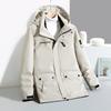 Real Fur Collar Winter White Duck Down Coats for Men Prakas Hooded Thick Warm Down Jackets Man Outerwears