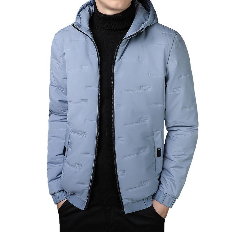 Padded-on men's new men's thick coat trendy blue trend men's padded jacket winter padded men's clothing