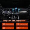 Car Sunshade Windshield American Flag Sunshield UV Protector Sunshade Window Guard Foldable for Car Truck SUV Car Accessories