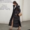 Cotton-padded Jacket Women's Winter Over-the-knee Extended Cotton-padded Coat Loose Padded Cotton-padded Jacket.