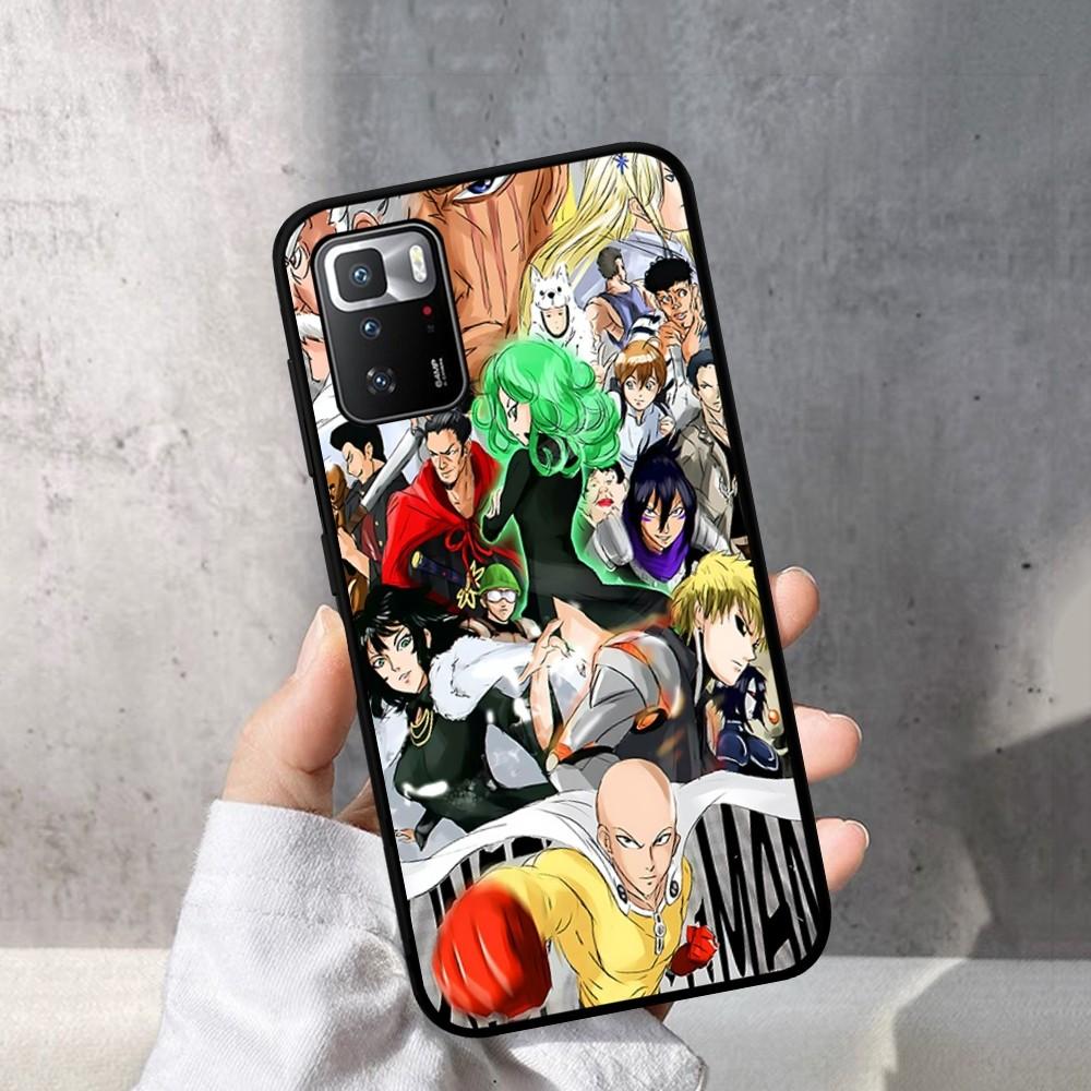 One Punch Man Phone Case For Redmi Note 4 X 5 A 6 7 8 T 9 9S 10 11 11S 11Epro Poco M3 Pro