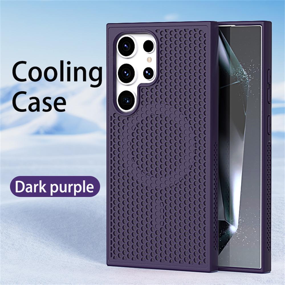 Magnetic For Magsafe Heat Dissipation Phone Case For Samsung S25 S24 S23 Ultra S22 Plus FE Luxury Shockproof Protection Cover