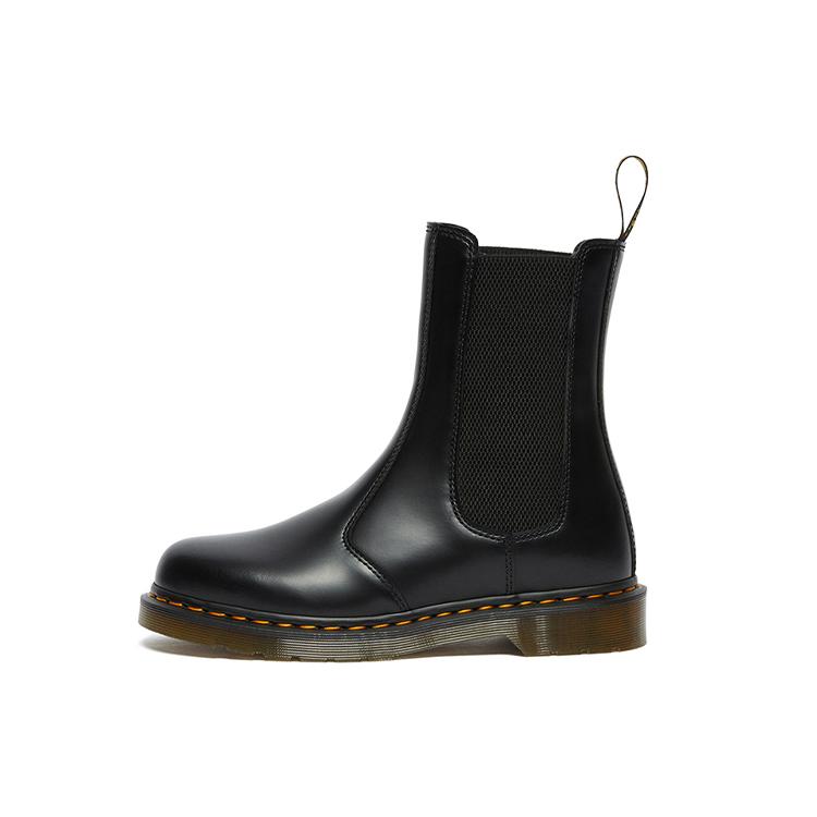 New Dr.Martens 2976 Hi Smooth Leather Chelsea Boots 'Black' Women's 26964001